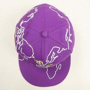 SUPREME シュプリーム 23AW Worldwide Box Logo New Era Purple キャップ 紫 Size 【7　3/4(XXL)】 【中古品-良い】 20798296