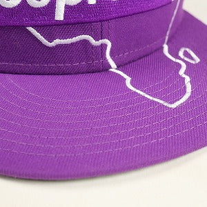 SUPREME シュプリーム 23AW Worldwide Box Logo New Era Purple キャップ 紫 Size 【7　3/4(XXL)】 【中古品-良い】 20798296