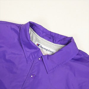 SUPREME シュプリーム ×Champion 24SS Coaches Jacket Purple ジャケット 紫 Size 【XL】 【中古品-非常に良い】 20798299