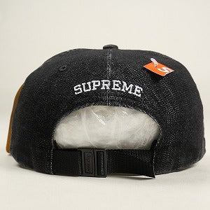 SUPREME シュプリーム 24SS Cordura Denim Small Box 6-Panel Black キャップ 黒 Size 【フリー】 【新古品・未使用品】 20798323