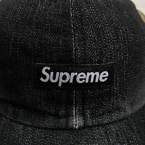 SUPREME シュプリーム 24SS Cordura Denim Small Box 6-Panel Black キャップ 黒 Size 【フリー】 【新古品・未使用品】 20798323