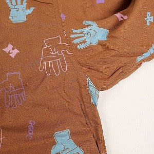 MASSES マシス SHIRT HAND BROWN 長袖シャツ 茶 Size 【L】 【中古品-良い】 20798808