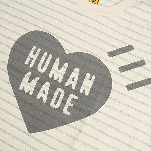 HUMAN MADE ヒューマンメイド 24SS STRIPED HEART T-SHIRT GREY HM27CS041 Tシャツ 灰 Size 【XL】 【新古品・未使用品】 20798817