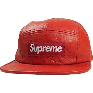 SUPREME シュプリーム 21SS Leather Camp Cap Red キャンプキャップ 赤 Size 【フリー】 【新古品・未使用品】 20798894