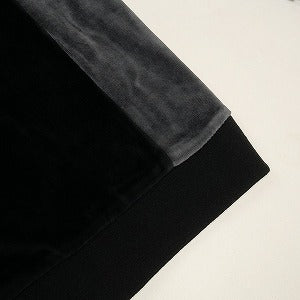 SUPREME シュプリーム 22AW Paneled Velour L/S Polo Black 長袖ポロ 黒 Size 【L】 【新古品・未使用品】 20798983