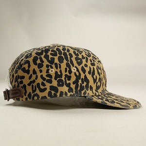 SUPREME シュプリーム 23AW Washed Chino Twill Camp Cap Leopard キャンプキャップ 茶 Size 【フリー】 【中古品-良い】 20798986