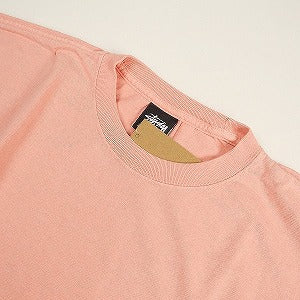 STUSSY ステューシー 24SS SURFWALK TEE PIGMENT DYED CORAL Tシャツ ピンク Size 【XL】 【新古品・未使用品】 20799068