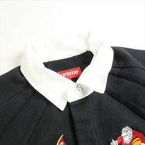 SUPREME シュプリーム 24SS S/S Rugby Black ラガー半袖シャツ 黒 Size 【M】 【新古品・未使用品】 20799100