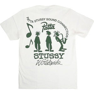 STUSSY ステューシー ×PATTA 24SS SOUND CONNECTION TEE WHITE Tシャツ 白 Size 【XL】 【新古品・未使用品】 20799137