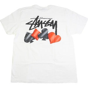 STUSSY ステューシー 23AW SUITS TEE WHITE Tシャツ 白 Size 【XL】 【新古品・未使用品】 20799146