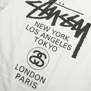 STUSSY ステューシー 24SS WORLD TOUR TEE White Tシャツ 白 Size 【M】 【新古品・未使用品】 20799184