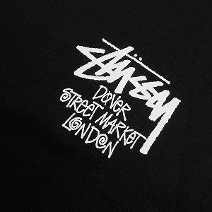 STUSSY ステューシー ×DOVER STREET MARKET 23AW STOCK DSM LONDON BLACK TEE Tシャツ 黒 Size 【L】 【新古品・未使用品】 20799189