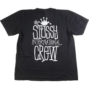 STUSSY ステューシー 24SS CROWN INTERNATIONAL TEE PIGMENT DYED Black Tシャツ 黒 S –  foolsjudge