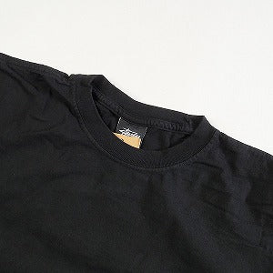 STUSSY ステューシー 24SS CROWN INTERNATIONAL TEE PIGMENT DYED Black Tシャツ 黒 Size 【L】 【新古品・未使用品】 20799200