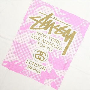 STUSSY ステューシー 上野CHAPT限定 LOCAL COLOR WORLD TOUR TEE WHITE/GOLD Tシャツ 白 Size 【XL】 【中古品-良い】 20799243