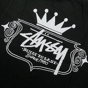 STUSSY ステューシー 24SS BUILT TO LAST TEE PIGMENT DYED Black Tシャツ 黒 Size 【L】 【新古品・未使用品】 20799298