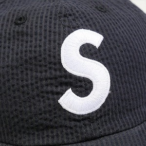 SUPREME シュプリーム 24SS Seersucker S logo 6-Panel Black キャップ 黒 Size 【フリー】 【新古品・未使用品】 20799453