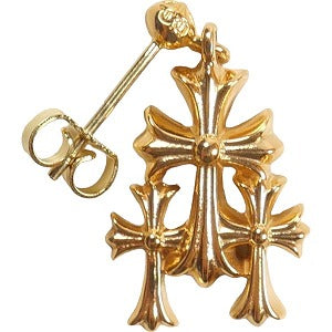 CHROME HEARTS クロム・ハーツ EARING PC 3 CH CRS GOLD トリプルCHクロスピアス 金 Size 【フリー】 【新古品・未使用品】 20799706