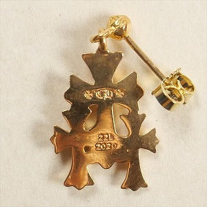 CHROME HEARTS クロム・ハーツ EARING PC 3 CH CRS GOLD トリプルCHクロスピアス 金 Size 【フリー】 【新古品・未使用品】 20799706