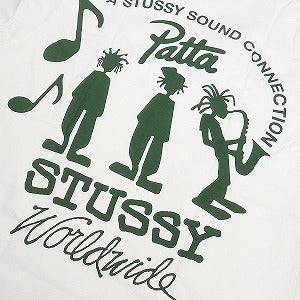 STUSSY ステューシー ×PATTA 24SS SOUND CONNECTION TEE WHITE Tシャツ 白 Size 【XL】 【新古品・未使用品】 20799716