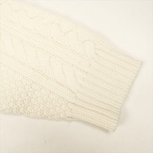 SUPREME シュプリーム 23AW Applique Cable Knit Sweater Ivory セーター アイボリー Size 【M】 【中古品-非常に良い】 20799880