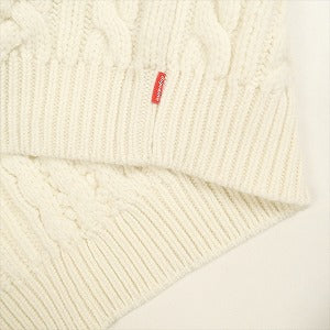 SUPREME シュプリーム 23AW Applique Cable Knit Sweater Ivory セーター アイボリー Size 【M】 【中古品-非常に良い】 20799880