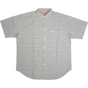 SUPREME シュプリーム 24SS Loose Fit Oxford S/S Shirts Gingham 半袖シャツ 黒 Size 【L】 【新古品・未使用品】 20799890