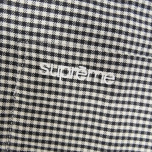 SUPREME シュプリーム 24SS Loose Fit Oxford S/S Shirts Gingham 半袖シャツ 黒 Size 【L】 【新古品・未使用品】 20799890