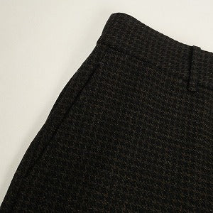 At Last ＆ Co アットラスト/BUTCHER PRODUCTS ブッチャープロダクツ 402 WOOL TROUSERS HOUNDSTOOTH BLACK-BROWN パンツ 茶 Size 【34】 【中古品-ほぼ新品】 20800005