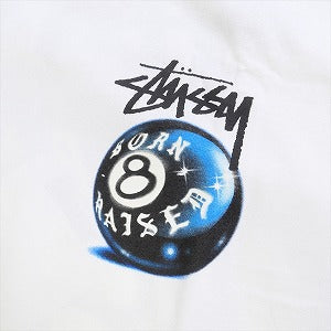 STUSSY ステューシー ×BORN X RAISED 23AW 8 BALL TEE White Tシャツ 白 Size 【XL】 【新古品・未使用品】 20800058