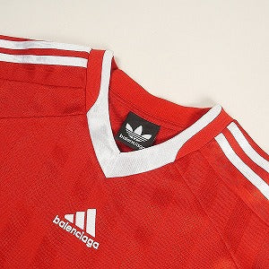 BALENCIAGA（バレンシアガ） ×adidas 23SS Soccer T-Shirt Red 723663 TNV13  サッカーTシャツ 赤 Size 【3】 【中古品-良い】 20800090