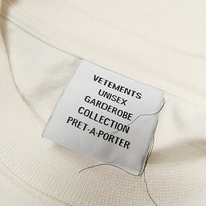 VETEMENTS ヴェトモン 21SS SWEET LOGO TEE WHITE Tシャツ 白 Size 【M】 【中古品-良い】 20800094