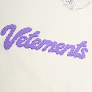 VETEMENTS ヴェトモン 21SS SWEET LOGO TEE WHITE Tシャツ 白 Size 【M】 【中古品-良い】 20800094