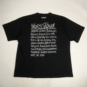 VETEMENTS ヴェトモン 22SS WORLD TOUR TEE BLACK ワールドツアー Tシャツ 黒 Size 【S】 【中古品-良い】 20800095