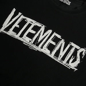 VETEMENTS ヴェトモン 22SS WORLD TOUR TEE BLACK ワールドツアー Tシャツ 黒 Size 【S】 【中古品-良い】 20800095