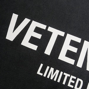 VETEMENTS ヴェトモン 23SS Limited Edition Logo Tee Black Tシャツ 黒 Size 【L】 【中古品-良い】 20800098