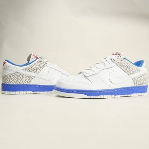 NIKE ナイキ Dunk Low CL Jordan Pack White/Medium Grey 304714-119 スニーカー 白青 Size 【27.0cm】 【中古品-ほぼ新品】 20800232