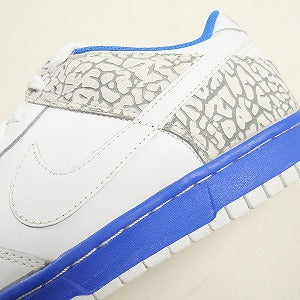 NIKE ナイキ Dunk Low CL Jordan Pack White/Medium Grey 304714-119 スニーカー 白青 Size 【27.0cm】 【中古品-ほぼ新品】 20800232