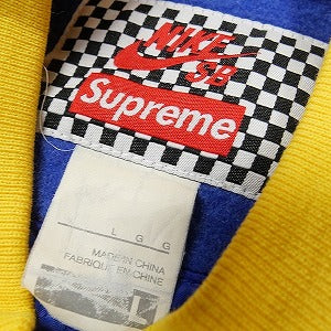 SUPREME シュプリーム ×NIKE SB Varsity Jacket Blue スタジャン 青 Size 【L】 【中古品-良い】 20800245