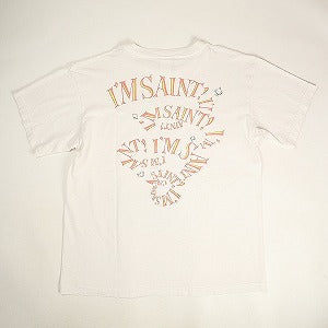 SAINT MICHAEL セント マイケル ×Disney 23AW DSNY_SS TEE/MAD HATTER/WHITE USED加工Tシャツ 白 Size 【L】 【中古品-良い】 20800257