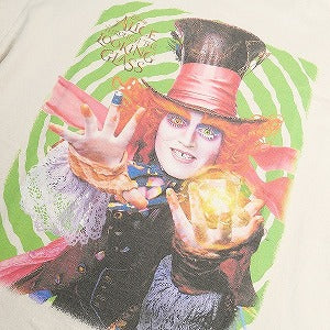 SAINT MICHAEL セント マイケル ×Disney 23AW DSNY_SS TEE/MAD HATTER/WHITE USED加工Tシャツ 白 Size 【L】 【中古品-良い】 20800257