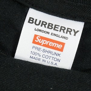 SUPREME シュプリーム ×Burberry 22SS Box Logo Tee Black ボックスロゴTシャツ 黒 Size 【XL】 【新古品・未使用品】 20800287