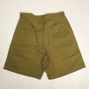 At Last ＆ Co アットラスト/BUTCHER PRODUCTS ブッチャープロダクツ UTILITY SHORTS HERRINGBONE OLIVE ショーツ オリーブ Size 【W34】 【中古品-良い】 20800298