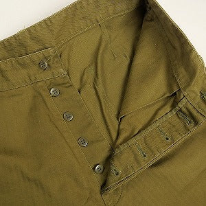 At Last ＆ Co アットラスト/BUTCHER PRODUCTS ブッチャープロダクツ UTILITY SHORTS HERRINGBONE OLIVE ショーツ オリーブ Size 【W34】 【中古品-良い】 20800298