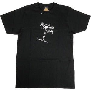 STUSSY ステューシー 24SS MARTINI TEE BLACK Tシャツ 黒 Size 【M】 【新古品・未使用品】 20800383