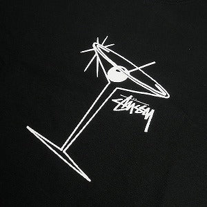 STUSSY ステューシー 24SS MARTINI TEE BLACK Tシャツ 黒 Size 【M】 【新古品・未使用品】 20800383