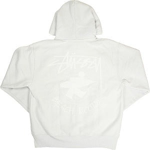 STUSSY ステューシー 24SS BEACH ROOTS ZIP HOODIE FOG ジップパーカー 薄灰 Size 【S】 【新古品・未使用品】 20800391