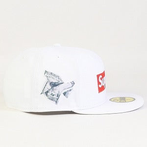 SUPREME シュプリーム 22AW Money Box Logo New Era White ニューエラキャップ 白 Size 【7　1/2(L)】 【新古品・未使用品】 20800494