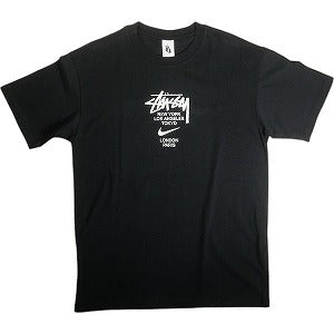 STUSSY ステューシー ×NIKE 20AW International T-Shirt Black Tシャツ 黒 Size 【S】 【新古品・未使用品】 20800519