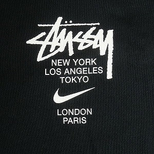 STUSSY ステューシー ×NIKE 20AW International T-Shirt Black Tシャツ 黒 Size 【S】 【新古品・未使用品】 20800519